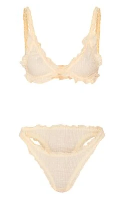 Prettylittlething Lemon Woven Frill Triangle Lingerie Set -Pretty Little Thing Shop c20fd71464970af0fd03c8b904f0c449a3806014 CNM4303 5 lemon woven frill triangle lingerie set