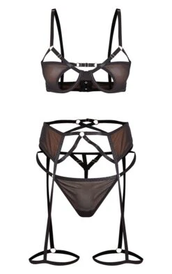 Prettylittlething Black Mesh Strapping Detail 3 Piece Lingerie Set 11 Prettylittlething Black Mesh Strapping Detail 3 Piece Lingerie Set -Pretty Little Thing Shop c2a86d1fd92884618faafdea3924bc87659a1f4f cmv4403 6