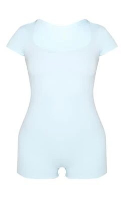 Prettylittlething Baby Blue Square Neck Snatched Sculpt Unitard -Pretty Little Thing Shop c31b57657f64df0827e96a37d4eafb44bbb7fc2a CNN8091 5 baby blue square neck contour sculpt unitard