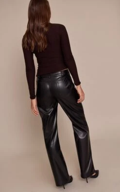 Prettylittlething Black Faux Leather Pants 7 Prettylittlething Black Faux Leather Pants -Pretty Little Thing Shop c32f65fb4eec62caedf53cf4a782463a8d422aa2 CNO4130 3 black faux leather trousers