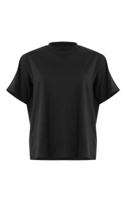 Prettylittlething Black Cotton Basic Oversized T-shirt -Pretty Little Thing Shop c3a466525f282d634ab0f597aad6d3e2d1c87e2b CNM2316 5