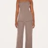 Prettylittlething Taupe Woven Tailored Longline Bandeau Flared Jumpsuit 11 Prettylittlething Taupe Woven Tailored Longline Bandeau Flared Jumpsuit -Pretty Little Thing Shop c43875f3bb711d5180e45db609582da87128cabf CNL9275 1 taupe woven tailored longline bandeau flared jumpsuit