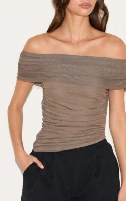 Prettylittlething Mushroom Mesh Foldover Ruched Bandeau Top 8 Prettylittlething Mushroom Mesh Foldover Ruched Bandeau Top -Pretty Little Thing Shop c47030455e54c08b2ee349ee30dd03de9ae2927a CNM6637 4 mushroom mesh foldover ruched bandeau top