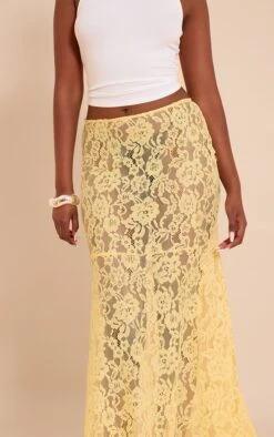 Prettylittlething Lemon Floral Lace Sheer Maxi Skirt 7 Prettylittlething Lemon Floral Lace Sheer Maxi Skirt -Pretty Little Thing Shop c4e12e82776bbff7a1a171fa71f1ccf35cd7845b CNN2260 4 lemon floral lace sheer maxi skirt