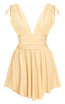 Lemon Jersey Plunge Neck Shift Dress -Pretty Little Thing Shop c50fcde1bda8567815aea30a5042881dd4c2baac CNO0112 5 lemon jersey plunge neck shift dress