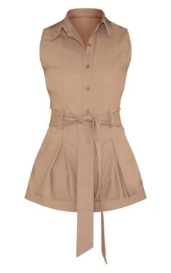 Prettylittlething Mocha Woven Sleeveless Pocket Detail Romper 9 Prettylittlething Mocha Woven Sleeveless Pocket Detail Romper -Pretty Little Thing Shop c5564751671a4337e7101c00115fe84fa065d90f CNN7790 5 mocha woven sleeveless pocket detail playsuit