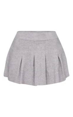 Prettylittlething Grey Marl Soft Knit Pleated Mini Skirt -Pretty Little Thing Shop c5aac5474c05fbb4660a013d6b6bbe385d36dbd7 cnj6106 6
