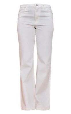 Prettylittlething White Mid Waist Straight Leg Jeans 9 Prettylittlething White Mid Waist Straight Leg Jeans -Pretty Little Thing Shop c5cd2c47e6606dc7d970a53250138a2eb6dfaf52 CNM4546 5 white mid waist straight leg jeans
