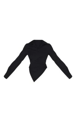 Prettylittlething Black Woven Asymmetric Pearl Detail Shirt Dress -Pretty Little Thing Shop c5e524669782983c150d0b556e7c972c1c313e07 CNM1589 5 black woven asymmetric pearl detail shirt dress