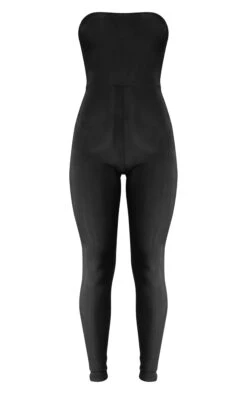 Prettylittlething Black Slinky Bandeau Jumpsuit -Pretty Little Thing Shop c5f76a19c91e3aa93ce1d2f61baf6abab8254853 CNC2620 5 black slinky bandeau jumpsuit