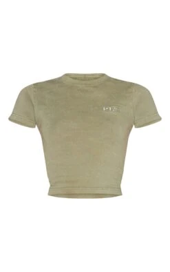 Olive Washed Fitted T-shirt -Pretty Little Thing Shop c6d2c82d1f8d02b8eba815dd925bf7e3e20a9e07 CNO2596 5 olive washed fitted t shirt