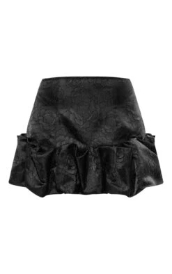 Prettylittlething Black Floral Satin Puffball Hem Mini Skirt -Pretty Little Thing Shop c79efd2222ab40dc88e1f25097d8cc851518cdfc cni2783 6