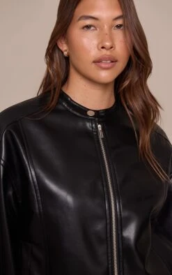 Black Soft Faux Leather Jacket 8 Black Soft Faux Leather Jacket -Pretty Little Thing Shop c7ebe40af815dee6e98187f5e3b46015ef0e75bd CNO2238 4 black soft faux leather jacket