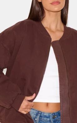 Prettylittlething Chocolate Classic Oversized Bomber Jacket 8 Prettylittlething Chocolate Classic Oversized Bomber Jacket -Pretty Little Thing Shop c7faa1b166adfd106a2deb9e15cc92f7aa896a4a cnl4137 4