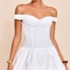 Prettylittlething White Bardot Puffball Mini Dress 10 Prettylittlething White Bardot Puffball Mini Dress -Pretty Little Thing Shop c825900129d08f74c13bc80cd0c920a93b52c997 CNN7300 1 white bardot puffball mini dress