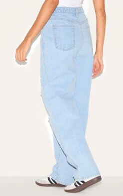 Prettylittlething Light Blue Wash Distressed Style Boyfriend Jeans -Pretty Little Thing Shop c8cd723baa7d638ae80b2c60c6730cecc46bffa5 CNL6886 3 light blue wash distressed style boyfriend jeans