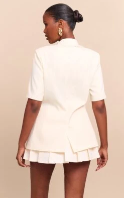 Prettylittlething Cream Short Sleeve Button Blazer 6 Prettylittlething Cream Short Sleeve Button Blazer -Pretty Little Thing Shop c8e6cf098ae7744563dfdddefc992affe701a9f8 CNM2954 2 cream short sleeve button blazer