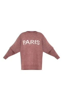 Prettylittlething Mocha Paris Jacquard Knitted Sweater -Pretty Little Thing Shop c8e73d495746a5afd9fcc220a4c2f3887e5287d3 cnj6278 5