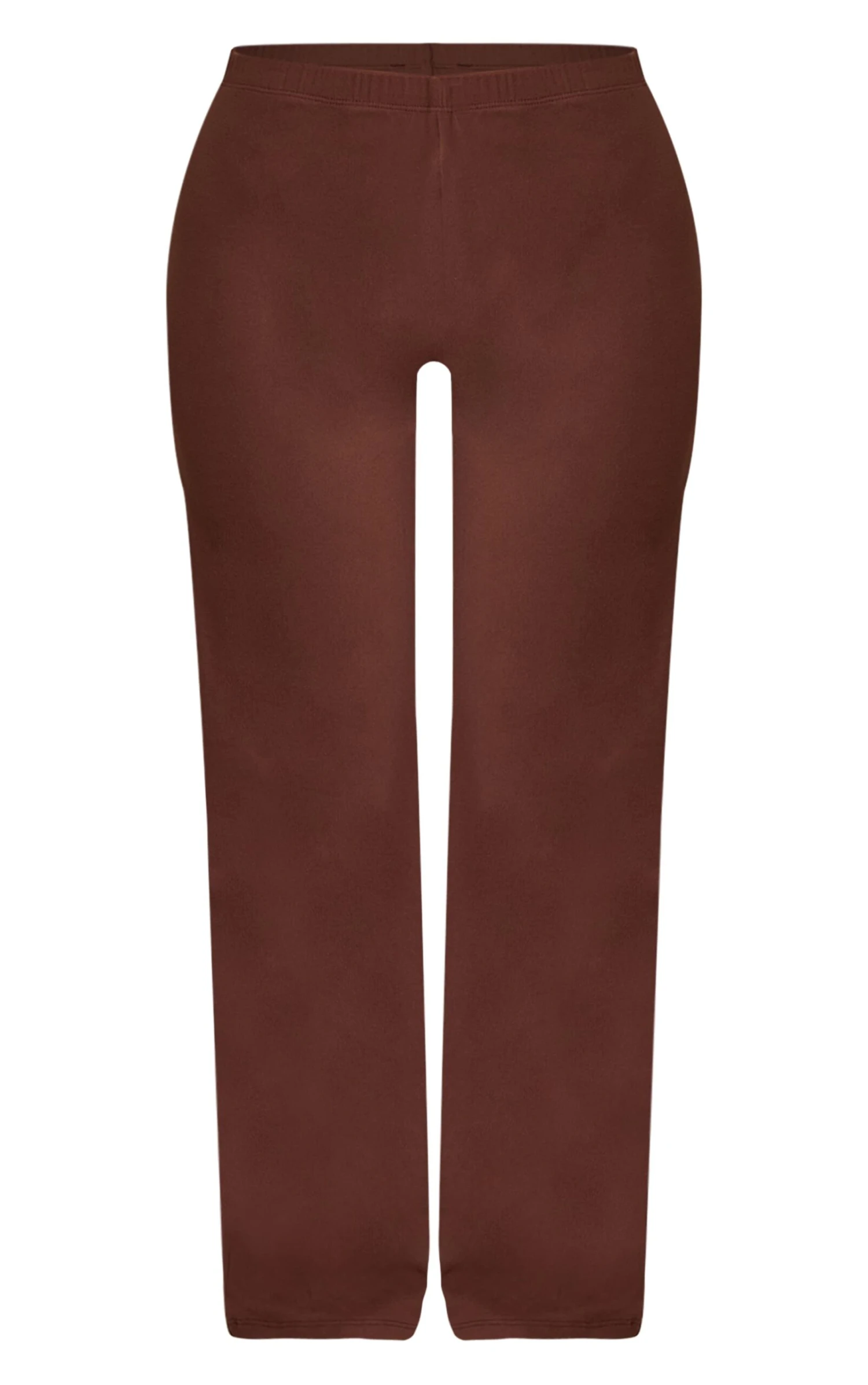 Prettylittlething Petite Chocolate Straight Leg Leggings 5 Prettylittlething Petite Chocolate Straight Leg Leggings - Image 5