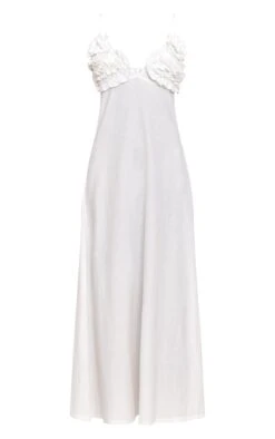 Prettylittlething Cream Floral Bust Maxi Dress -Pretty Little Thing Shop c91eea5e91cbc82e6d12b3bd7b4e1bb7b2cf460f CNM3620 5 cream floral bust maxi dress