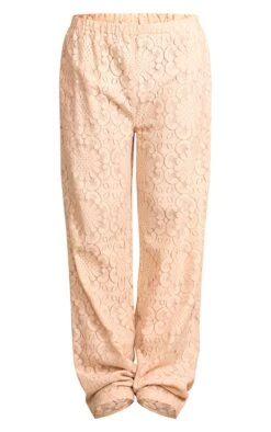 Nude Lace Jacquard Elasticated Waist Pants -Pretty Little Thing Shop c92df21e6153a6d232da2a8fbfb707bd2f3aea86 cnh9276 5