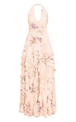 Prettylittlething Stone Plunge Ruched Frill Detail Maxi Dress -Pretty Little Thing Shop cb74c82a1350017a9fe49b5705601b1e6e93bc09 CNM7927 5 stone plunge ruched frill detail maxi dress