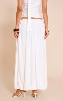 Prettylittlething Cream Double Slinky Bubble Hem Midaxi Skirt -Pretty Little Thing Shop cb794763d7942a10f0771068f150cf908e8d91a0 CNN8115 3 cream double slinky bubble hem midi skirt