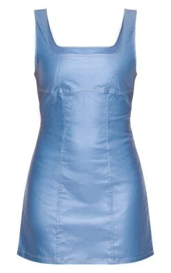 Prettylittlething Blue Cut Out Back Coated Denim Mini Dress -Pretty Little Thing Shop cc5307f71f1bc6e9db9cd4e7df4547848df70b73 cnj9295 5