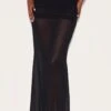 Prettylittlething Black Chiffon Fold Over Ruched Maxi Skirt -Pretty Little Thing Shop cc584f85dd4eeaaf60023e03fa6e2b4e1319c44a CNM0483 2 black chiffon fold over ruched maxi skirt