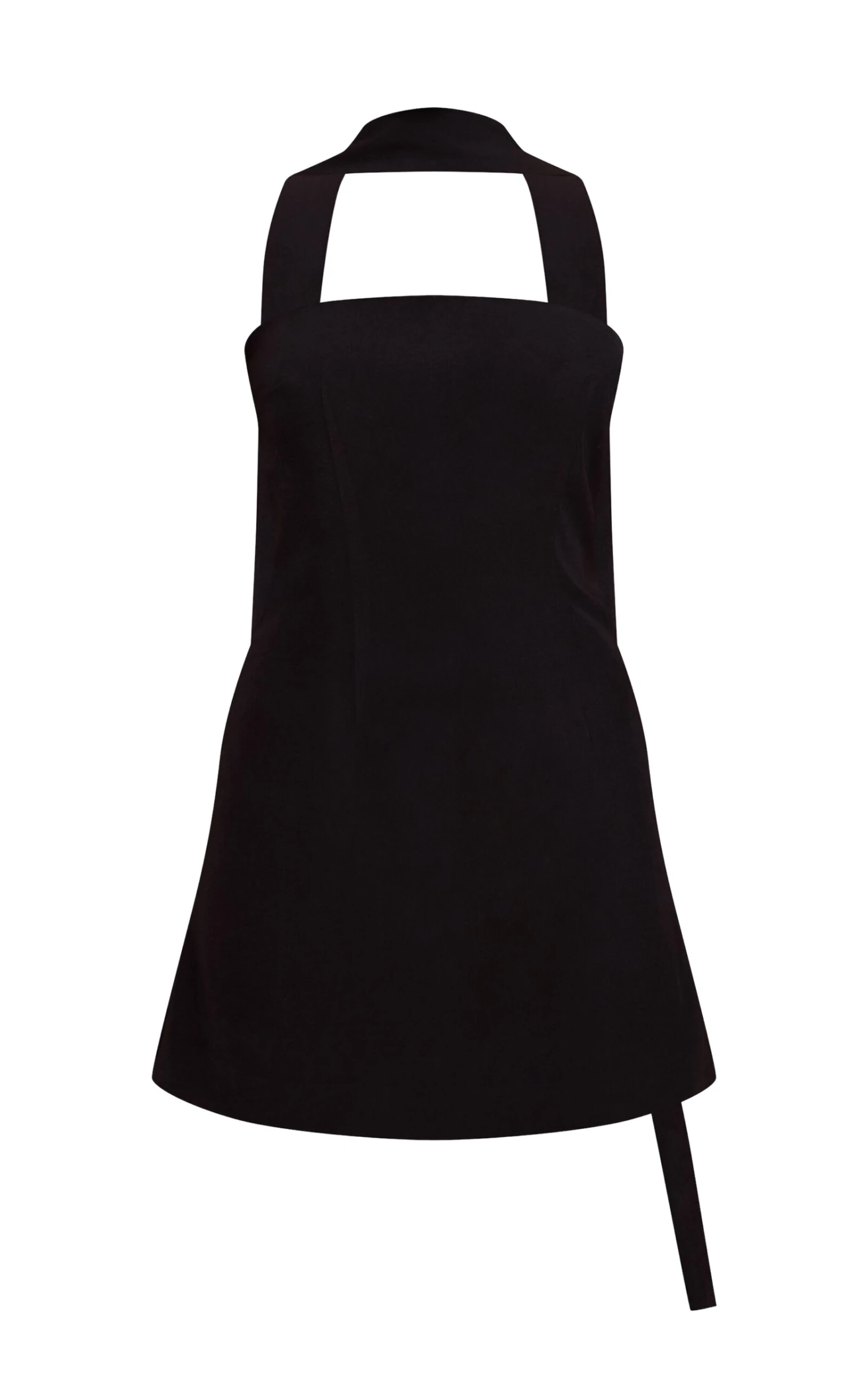 Prettylittlething Black Woven Scarf Detail Bandeau Shift Dress 5 Prettylittlething Black Woven Scarf Detail Bandeau Shift Dress - Image 5