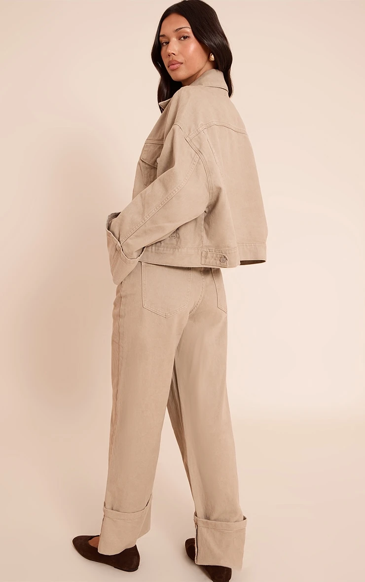 Stone Turn Up Hem Jeans 3 Stone Turn Up Hem Jeans - Image 3