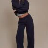 Navy Cotton Fleece Straight Leg Sweatpants -Pretty Little Thing Shop cdbb4b248b67f29dfcf7351cda4ad306f9791482 CNO0226 1 navy cotton fleece straight leg sweatpants