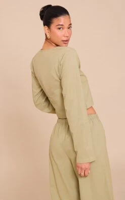 Prettylittlething Khaki Long Sleeve Top 6 Prettylittlething Khaki Long Sleeve Top -Pretty Little Thing Shop cdf674f316b544859d555739aa1d384c842e5b15 CNM6108 2 khaki long sleeve top