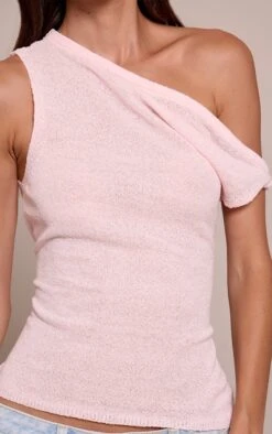 Prettylittlething Soft Pink Towelling Fine Knit Asymmetric Top -Pretty Little Thing Shop ce7a7f16d114da674789864d5aba4c418223d1e1 CNN7206 4 soft pink towelling fine knit asymmetric top