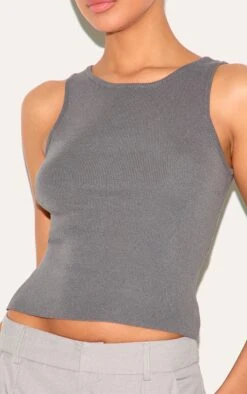 Prettylittlething Charcoal Fine KnitRacer Neck Top 8 Prettylittlething Charcoal Fine KnitRacer Neck Top -Pretty Little Thing Shop cf12dfa2ffd0bc18668321f1789671113b9878d4 CNL6075 4 charcoal fine knit racer neck top