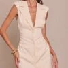 Cream Woven Structured Sleeveless Bodycon Dress -Pretty Little Thing Shop cfe55b12a54556f44a0179fa84e5e811bfd4f645 CNO1455 1 cream woven structured sleeveless bodycon dress