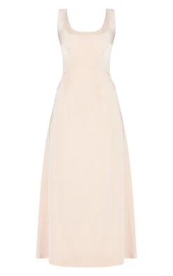 Prettylittlething Natural Satin Drop Waist Midi Dress 9 Prettylittlething Natural Satin Drop Waist Midi Dress -Pretty Little Thing Shop d04b3666763e199ce36185ece677c2367345e6e7 CNM1578 5 natural satin drop waist midi dress