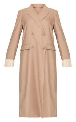 Prettylittlething Taupe Tailoring Trim Trench Coat -Pretty Little Thing Shop d10bb0e1287dbdc35f3badda485aff929befa24d cnk1377 5