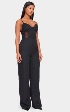 Prettylittlething Black Woven Corset Lace Panel Strappy Jumpsuit 7 Prettylittlething Black Woven Corset Lace Panel Strappy Jumpsuit -Pretty Little Thing Shop d1a642086d550651086568ccb2ec3393956e8123 cnl7255 3
