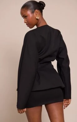 Black Woven Tailored Micro Mini Skirt -Pretty Little Thing Shop d24d7d6190de26a7501f06e4a26196aaee67abbc CNO2393 3 black woven tailored micro mini skirt