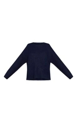Navy Rib Detail Oversized Sweater -Pretty Little Thing Shop d2af75ff7f92f086475017dc7969343768d36904 CNN9667 5 navy rib detail oversized jumper