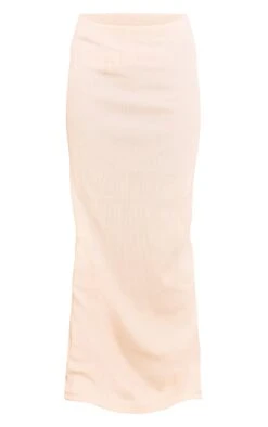Prettylittlething Beige Ribbed Maxi Mid Rise Skirt 9 Prettylittlething Beige Ribbed Maxi Mid Rise Skirt -Pretty Little Thing Shop d35acdd9dbd6c25b3aac5fe665f292d66d12077b CNJ7429 5 beige ribbed maxi skirt