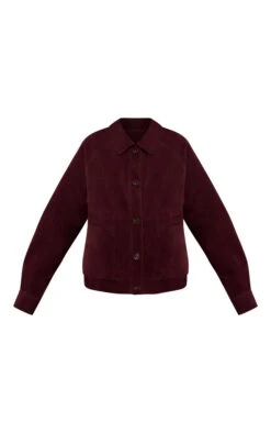 Prettylittlething Burgundy Oversized Faux Suede Jacket -Pretty Little Thing Shop d52abf597740a4c3a6caaed3b763c398a5a1c646 CNN7111 5 burgundy oversized faux suede jacket