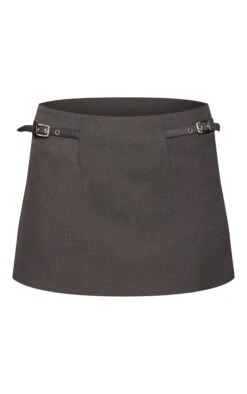 Prettylittlething Charcoal Belt Detail Pleated Skirt -Pretty Little Thing Shop d55bed89549d43bc9b2db1f9537026a8521d77a6 CNO4081 6 charcoal belt detail pleated skirt