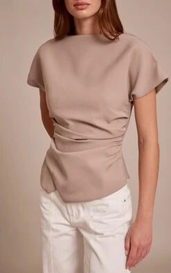 Prettylittlething Stone Woven Ruched Cinched Waist Top 8 Prettylittlething Stone Woven Ruched Cinched Waist Top -Pretty Little Thing Shop d63b637ba3859d194ae6114c566b70b79218a7c6 CNO6410 4 stone woven ruched cinched waist top