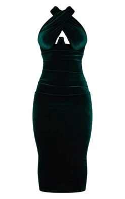 Prettylittlething Emerald Green Velvet Underwired Cross Front Midi Dress 9 Prettylittlething Emerald Green Velvet Underwired Cross Front Midi Dress -Pretty Little Thing Shop d64774e992d93f6e9e82290cf5a9bdee151e5f5c cmv6892 6
