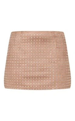 Prettylittlething Taupe Suede Diamante Mini Skirt -Pretty Little Thing Shop d65c2baff0d9576ab362652c96a8546c6a3db1ec CNM0507 6 taupe suede diamante mini skirt