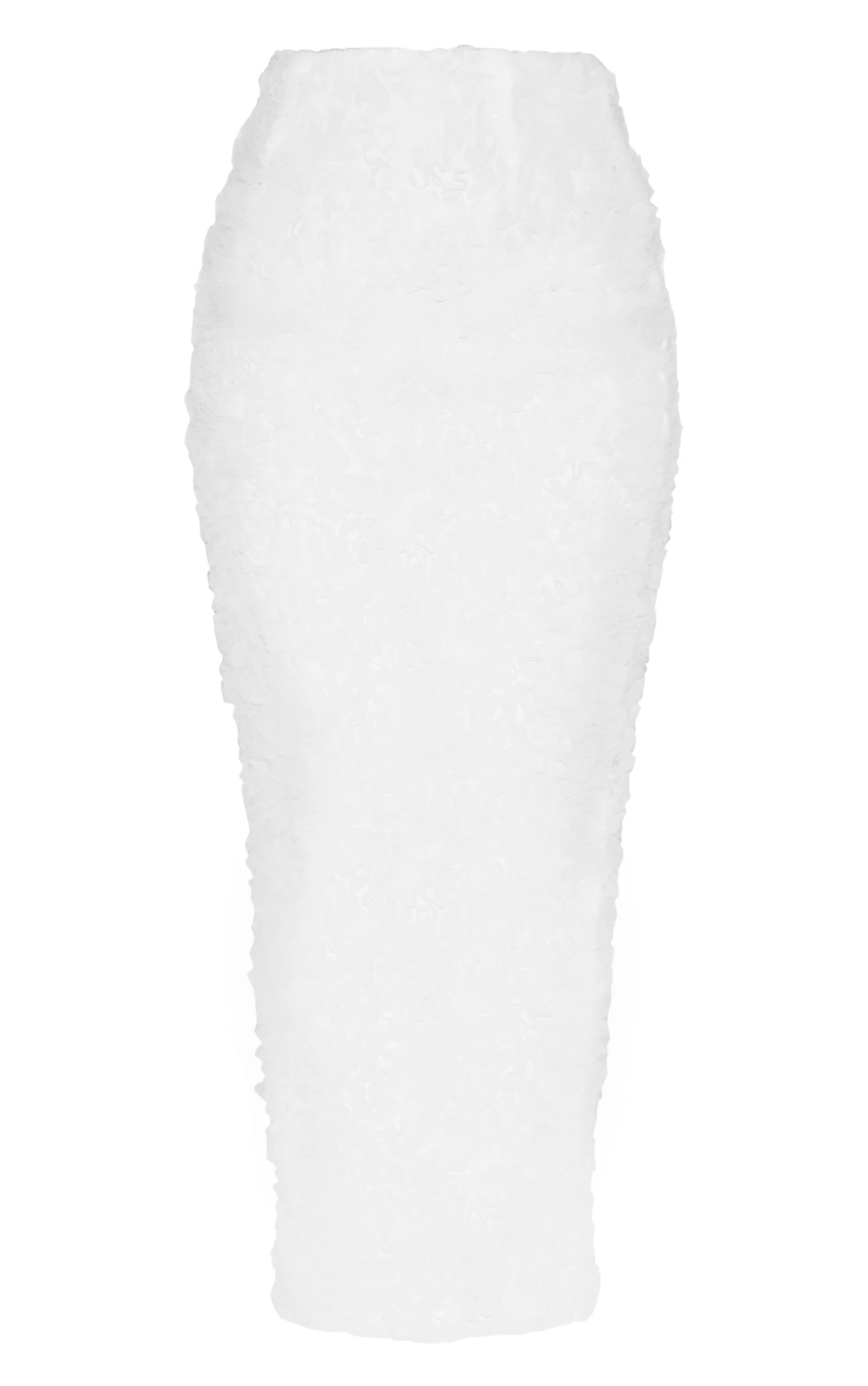 Prettylittlething Premium White Tulle Floral Ruffle Detail Maxi Skirt 5 Prettylittlething Premium White Tulle Floral Ruffle Detail Maxi Skirt - Image 5