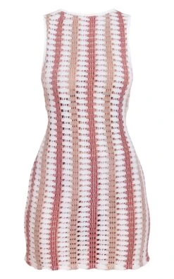 Prettylittlething Pink Textured Striped Boat Neck Shift Dress -Pretty Little Thing Shop d7106b374752d7a6141eddda67ba473bf3fd15d6 CNN0097 5 pink textured striped boat neck shift dress