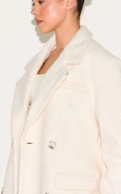 Prettylittlething Ecru Boucle Double Breasted Structured Maxi Coat -Pretty Little Thing Shop d7be94f7b92edc1bea45533a4046be4a1c6cd429 CNJ9059 4 ecru boucle double breasted structured maxi coat
